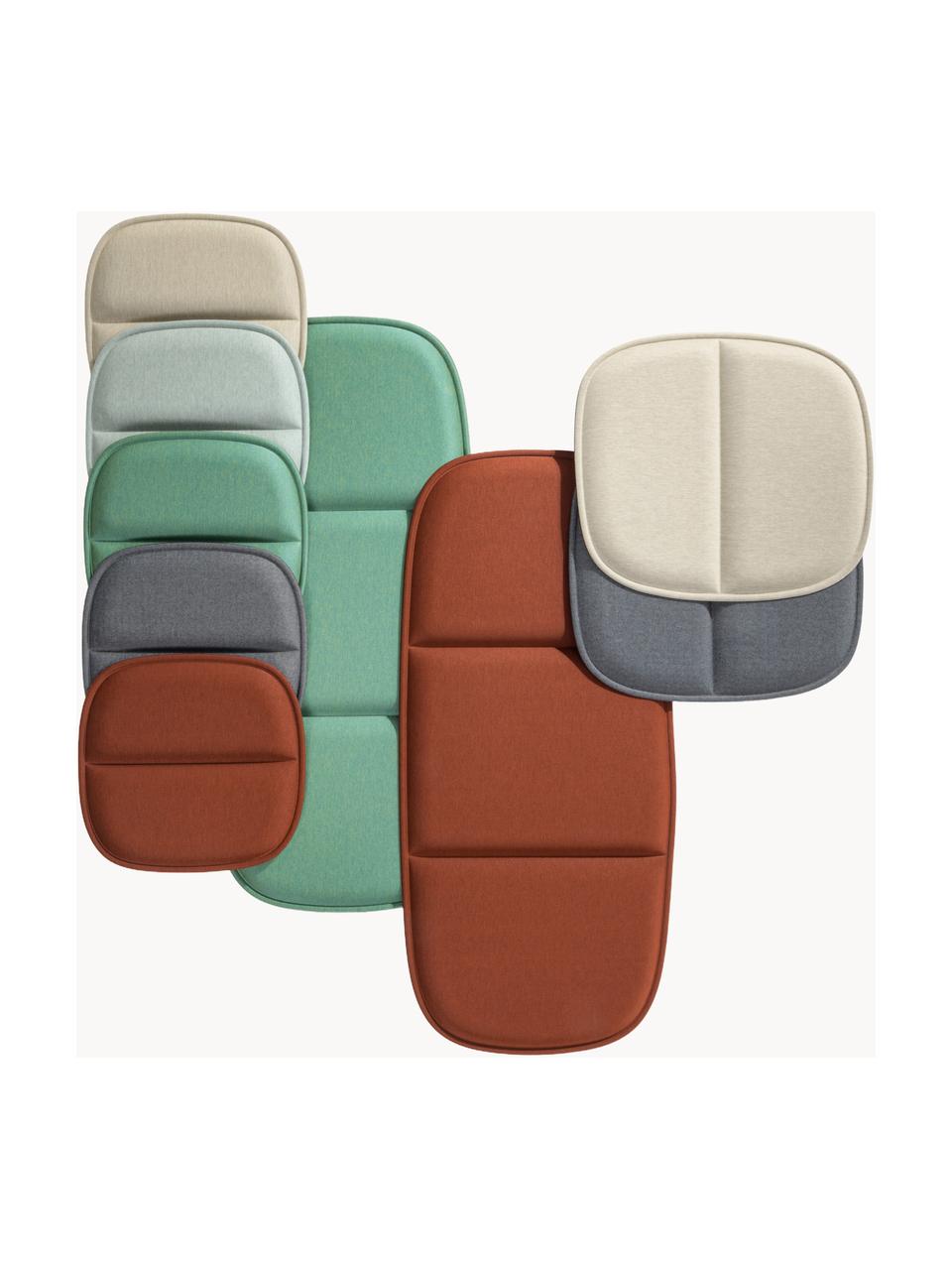 Cuscino sedia lungo Hiray, Rivestimento: 50% poliacrilico, 45% pol, Verde, Larg. 44 x Lung. 96 cm