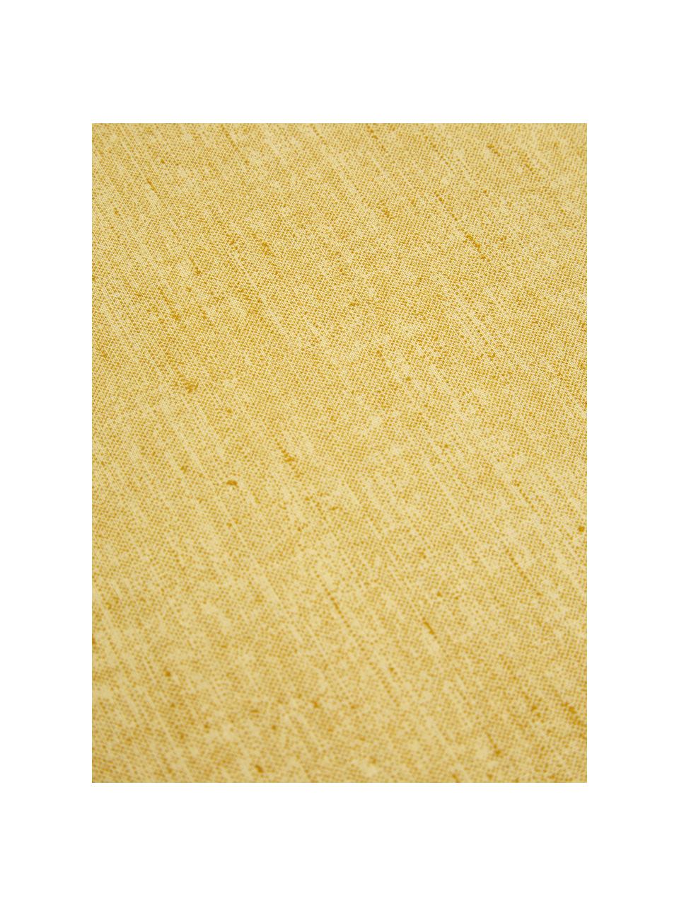 Pościel z bawełny organicznej Raja, Bawełna, Brunatnożółty, 135 x 200 cm