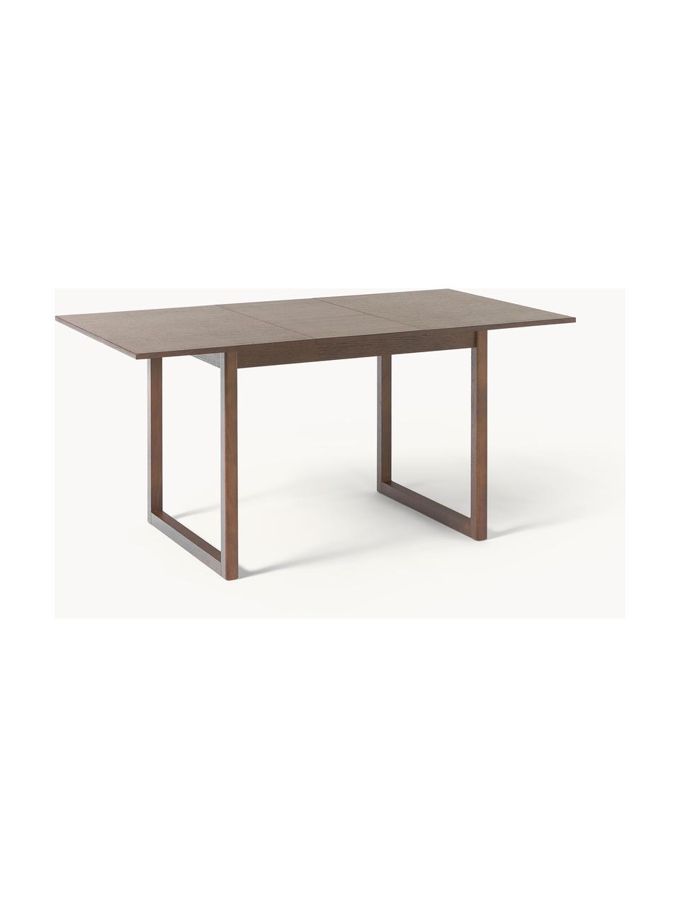 Table extensible Calla, tailles variées, Bois de chêne, noir laqué, larg. 160 - 240 x prof. 90 cm