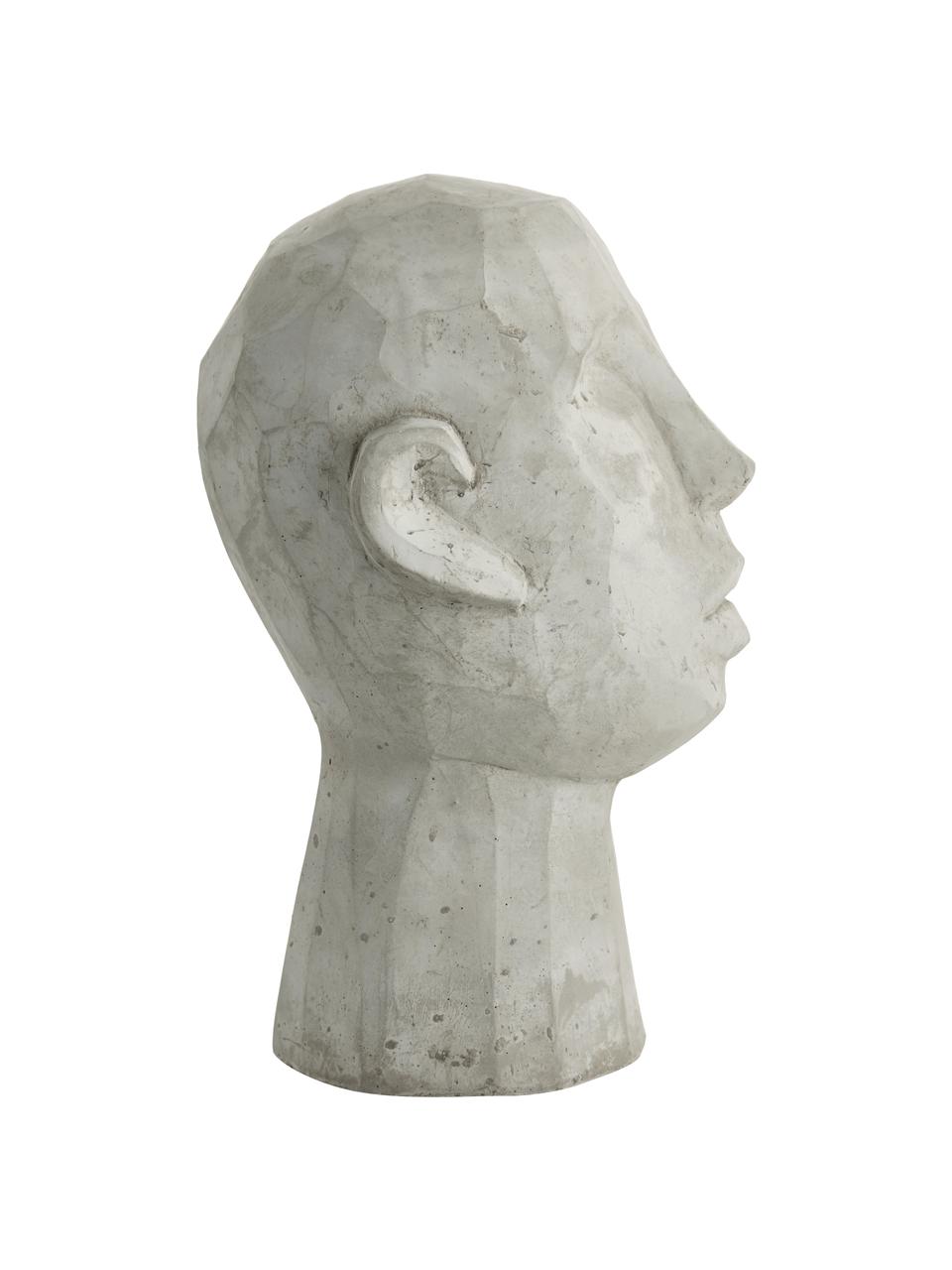 Dekoracja Kopf, Cement, Szary, S 20 x W 30 cm