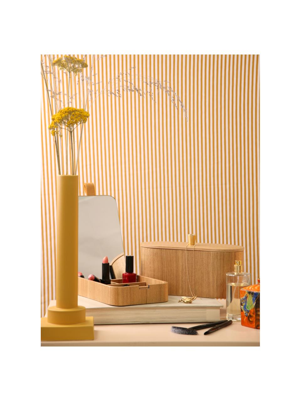Caja de madera Willow, Caja: madera de sauce, Asa: latón, Madera clara, latón, An 23 x Al 10 cm