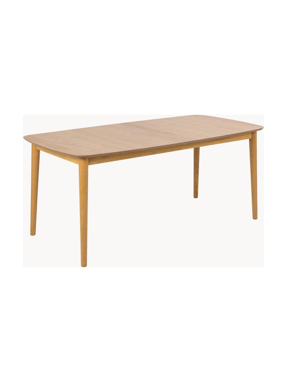 Table extensible Montreux, 180 - 220 x 90 cm, Bois de chêne, larg. 180 - 220 x prof. 90 cm