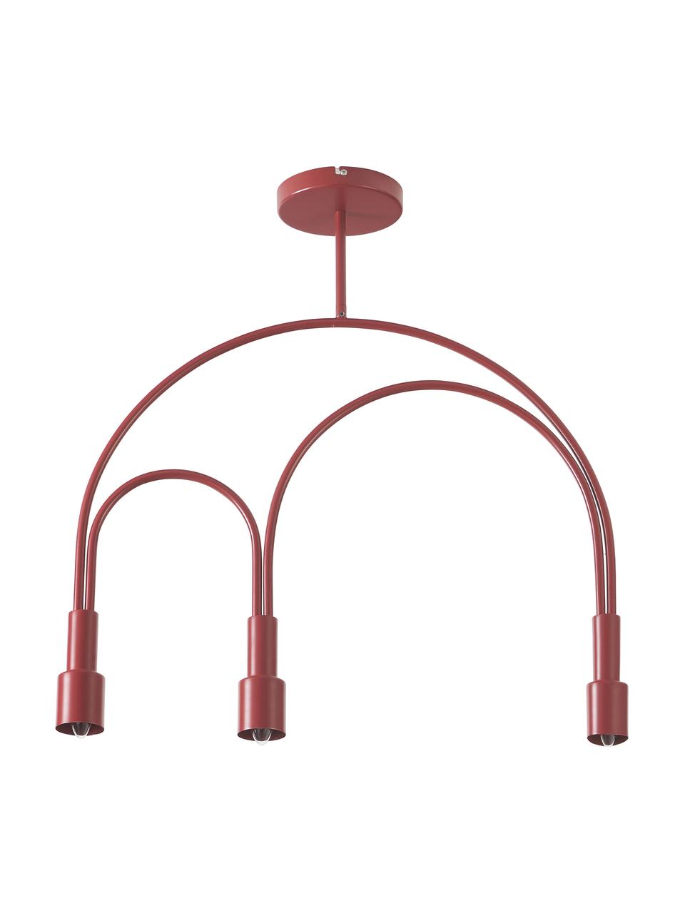 Lampa sufitowa Mia, Czerwony, S 64 x W 67 cm