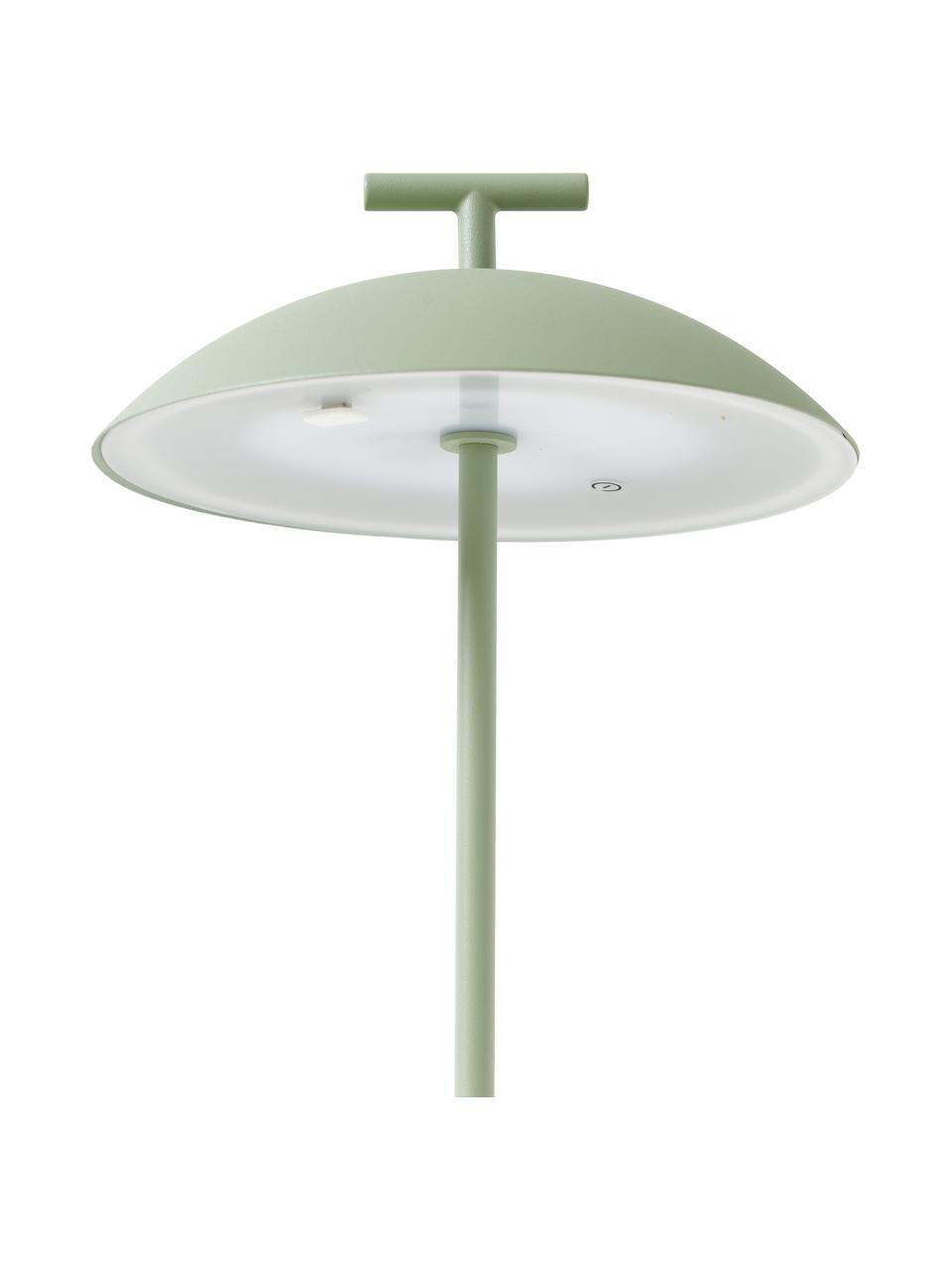 Lampa stołowa LED z funkcją przyciemniania Mini Geen-A, Metal malowany proszkowo, Zielony, Ø 20 x W 36 cm