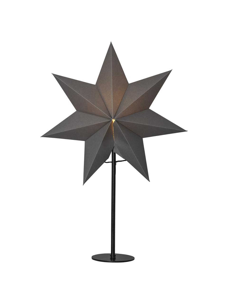 Étoile lumineuse Mixa, Anthracite, noir, larg. 34 x haut. 50 cm