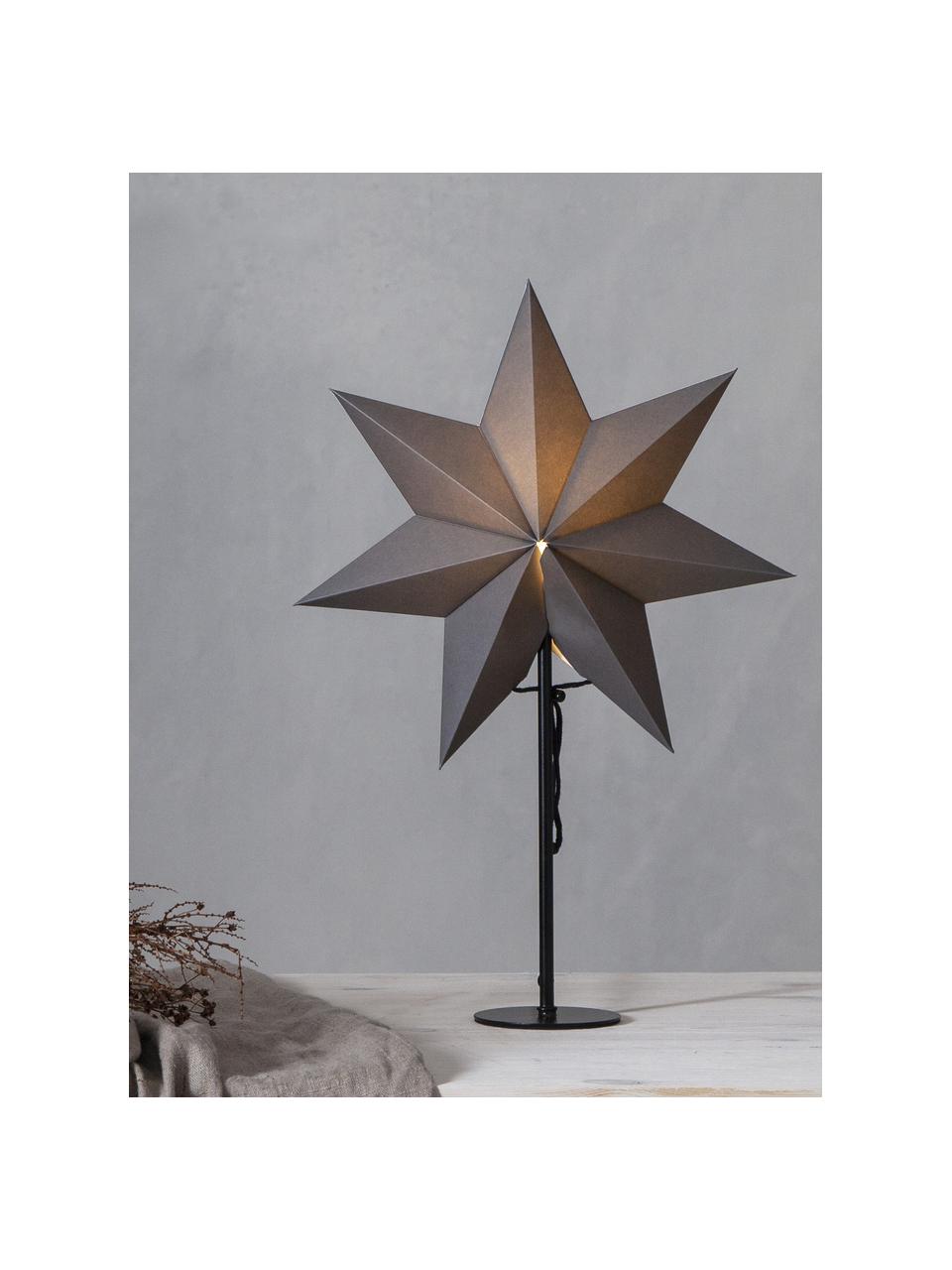 Estrella luminosa Mixa, Cable: plástico, Gris antracita, negro, An 34 x Al 50 cm