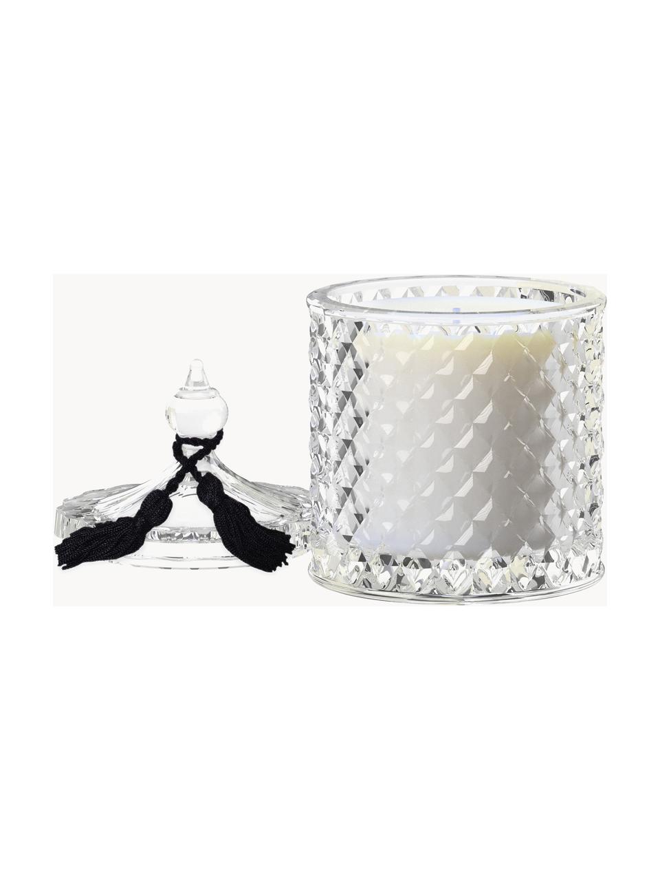 Candela profumata Crystalene (vaniglia, patchouli e lavanda), Contenitore: vetro, Trasparente, bianco, Ø 9 x Alt. 14 cm