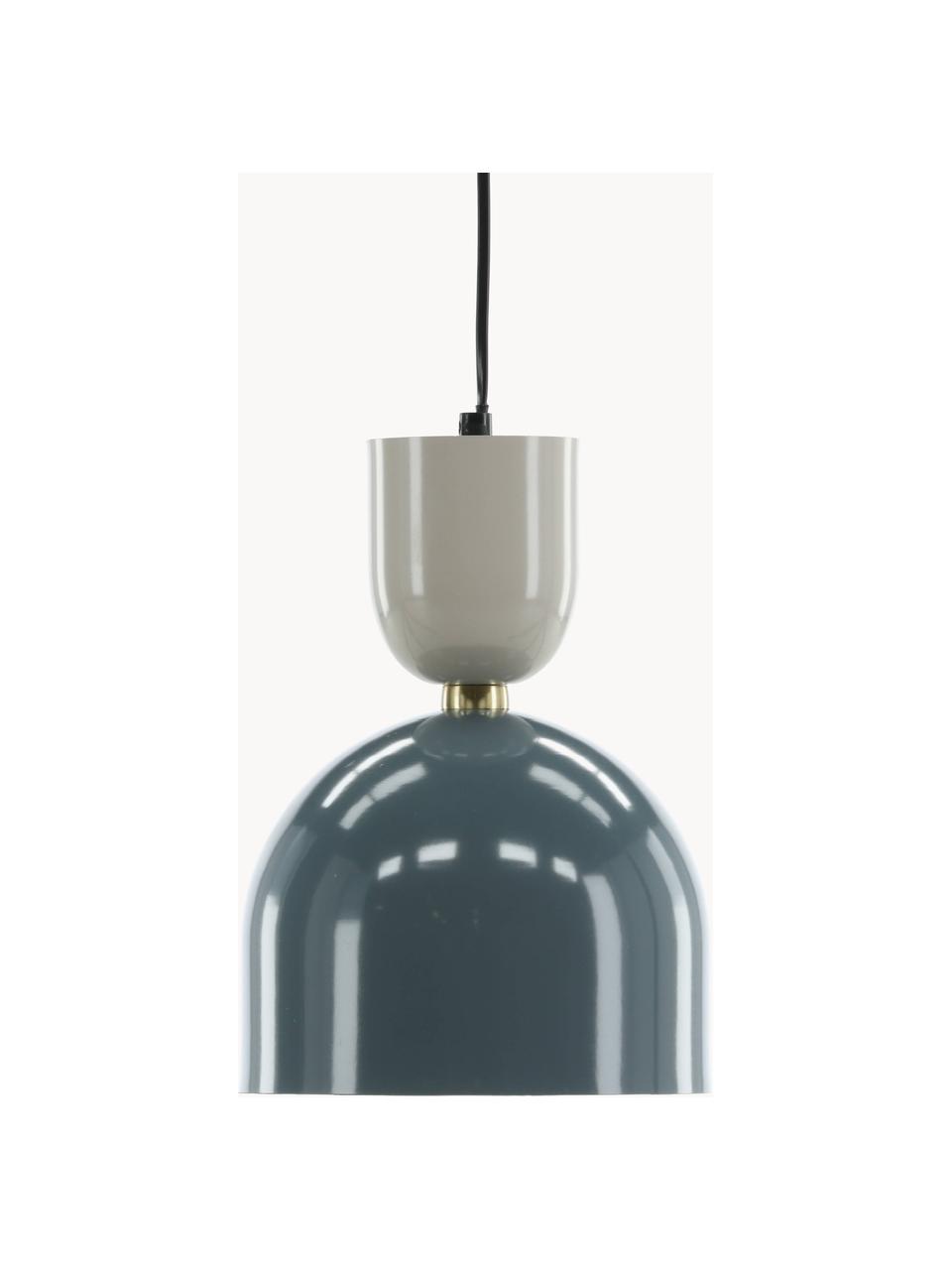 Lampa wisząca Tim, Niebieskoszary, beżowy, Ø 20 x W 120 cm