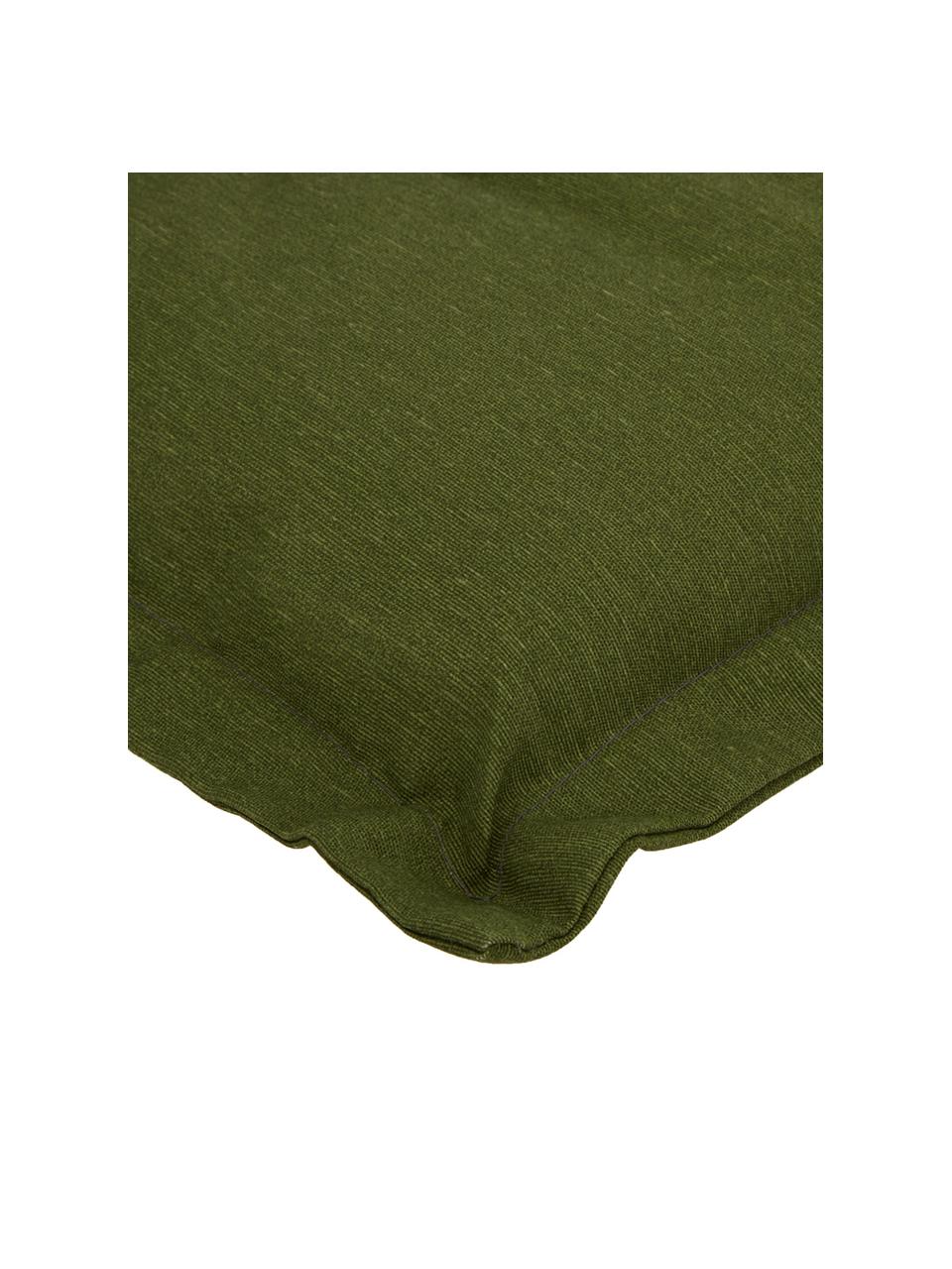 Nakładka na krzesło z oparciem Panama, Tapicerka: 50% bawełna, 45% polieste, Zielony, S 50 x D 123 cm