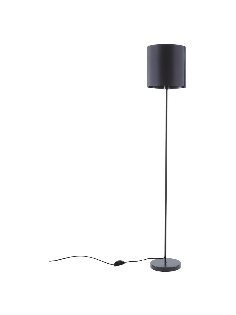 Lampa podłogowa Mick, Czarny, Ø 28 x W 158 cm