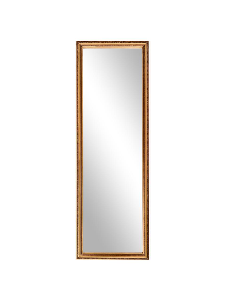 Barock-Wandspiegel Muriel, Rahmen: Massivholz, beschichtet, Rückseite: Mitteldichte Holzfaserpla, Spiegelfläche: Spiegelglas Dieses Produk, Goldfarben, B 50 x H 150 cm