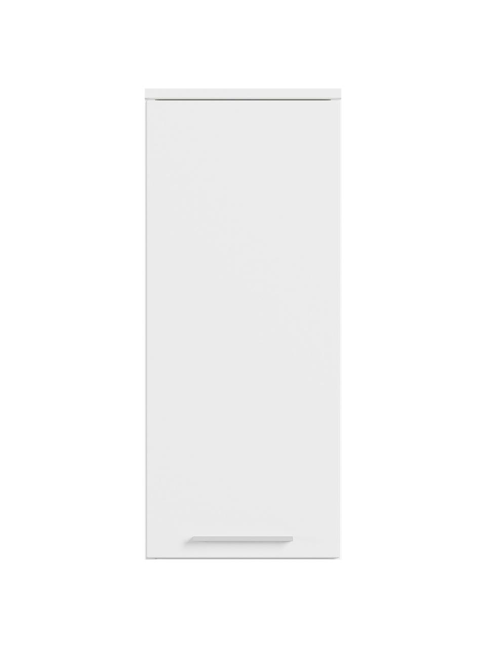 Badkamer bovenkast Arvada, B 30 cm, Wit, zilverkleurig, B 30 cm x H 73 cm