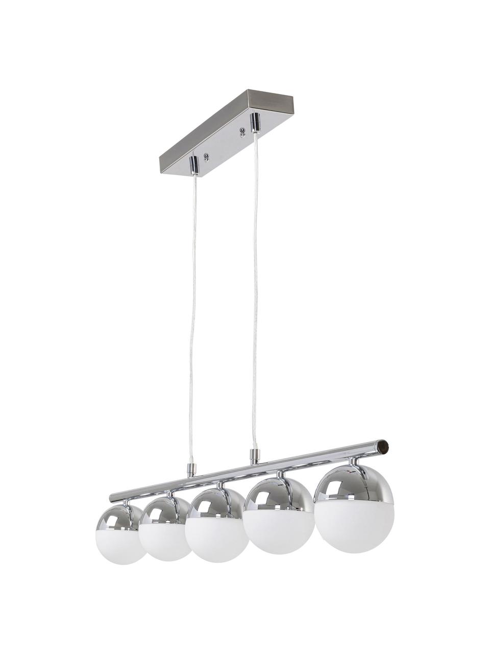 Suspension Kaya, Couleur chrome, larg. 80 x haut. 150 cm