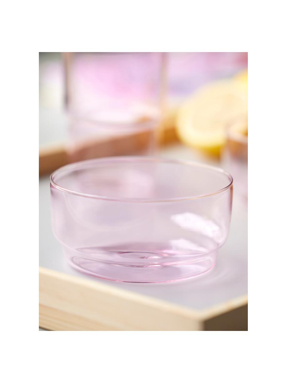 Ciotole in vetro borosilicato Torino 2 pz, Vetro borosilicato

Scopri la versatilità del vetro borosilicato per la tua casa! Il vetro borosilicato è un materiale di alta qualità, affidabile e robusto. Si caratterizza per la sua eccezionale resistenza al calore ed è quindi ideale per il vostro tè o caffè caldo. Rispetto al vetro convenzionale, il vetro borosilicato è più resistente alle rotture e alle crepe ed è quindi un compagno sicuro nella tua casa., Rosa chiaro trasparente, Ø 12 x Alt. 6 cm