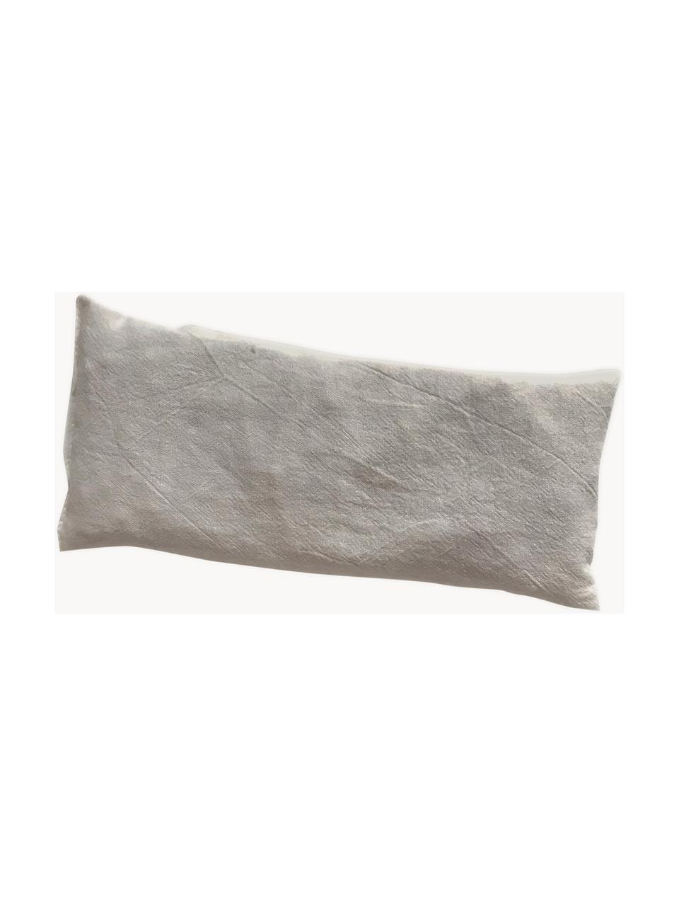Ručne vyrobený plyšový vankúšik Kitten, Polyester, Lomená biela, Š 31 x D 33 cm