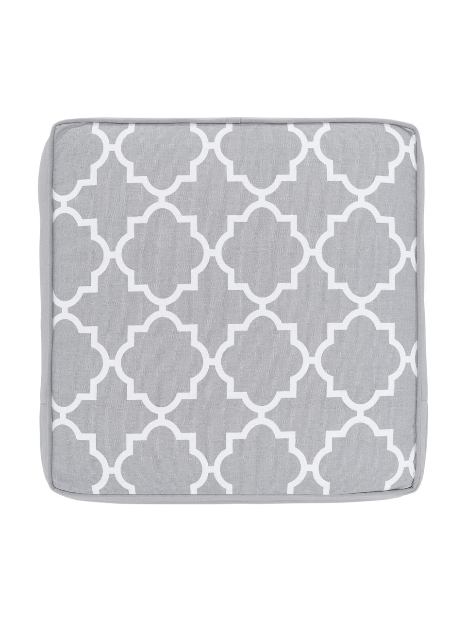 Cojín de asiento alto Lana, Funda: 100% algodón, Gris, An 40 x L 40 cm