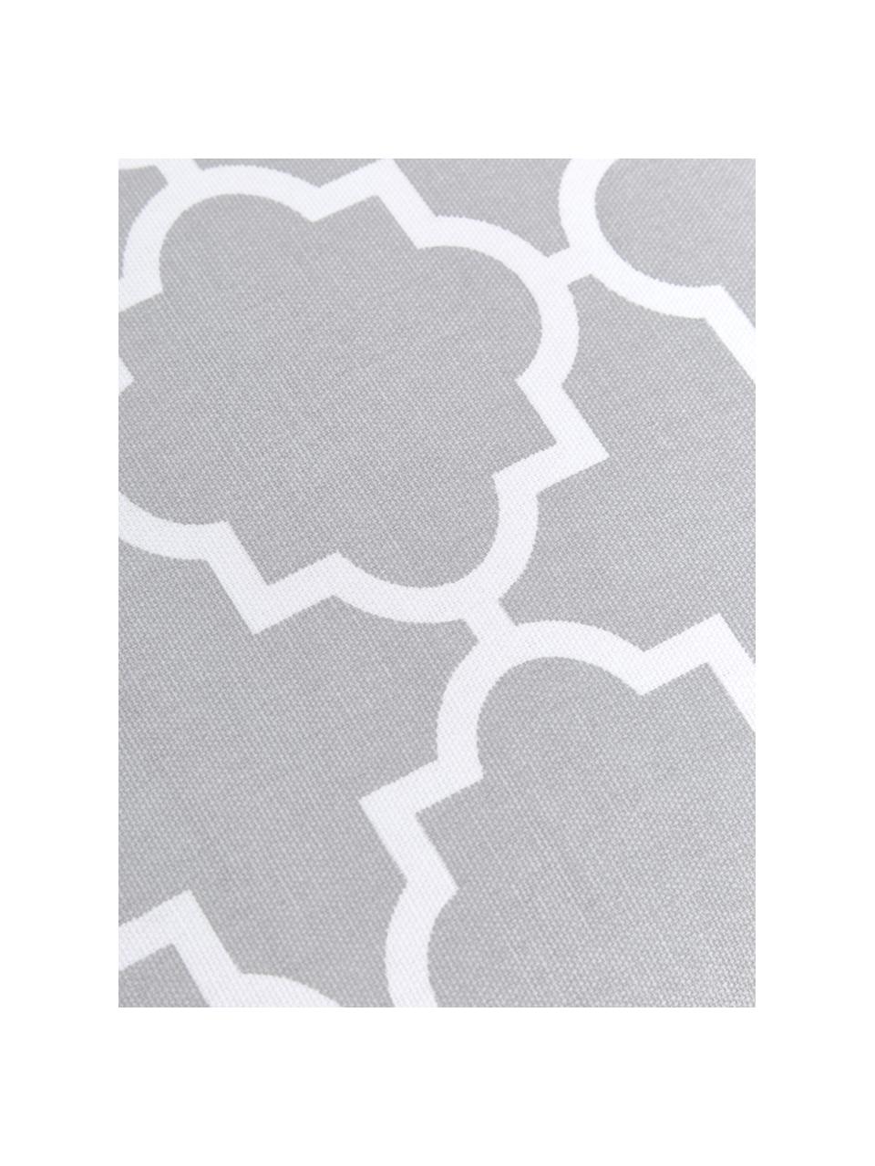 Cuscino sedia alto grigio chiaro/bianco Lana, Rivestimento: 100% cotone, Grigio, Larg. 40 x Lung. 40 cm
