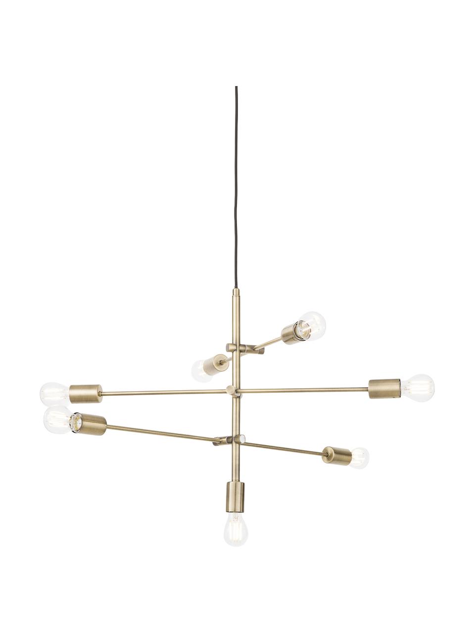 Grande suspension Venja, Couleur laitonnée, Ø 84 cm
