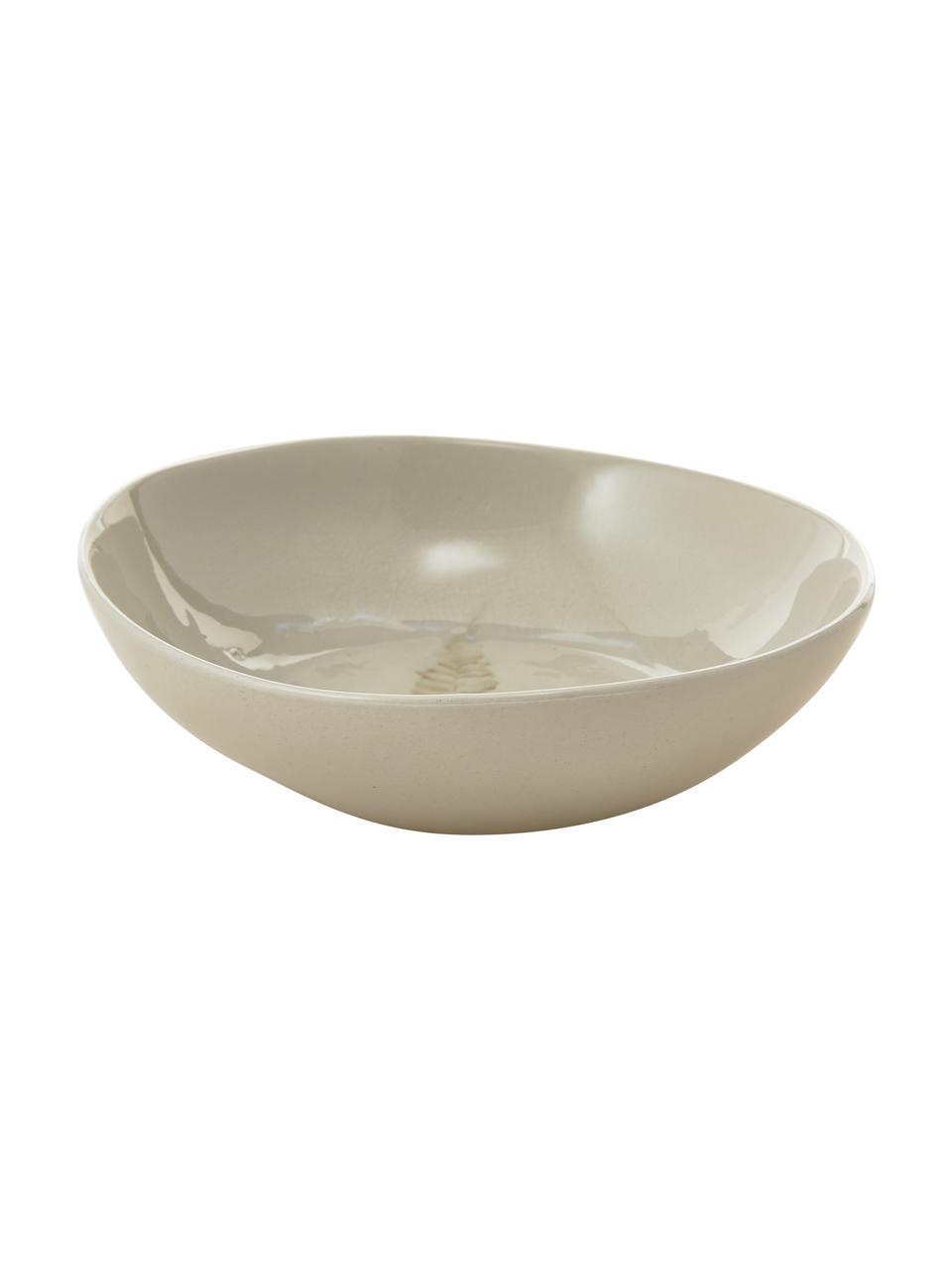 Bol artesanal Bea, Gres, Beige, Ø 21 x Al 6 cm