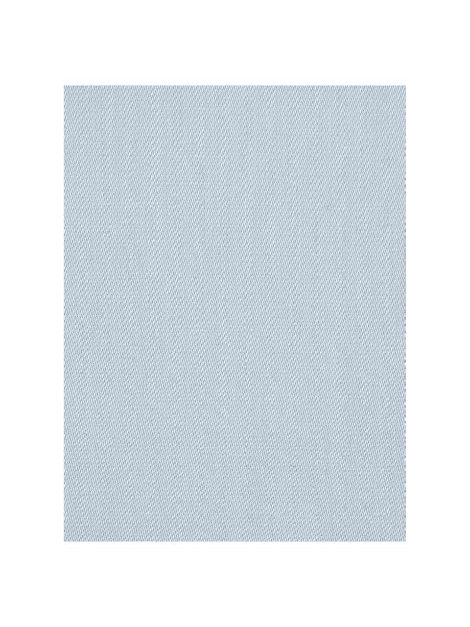 Pościel z satyny bawełnianej Comfort, Jasny niebieski, 200 x 200 cm + 2 poduszki 80 x 80 cm