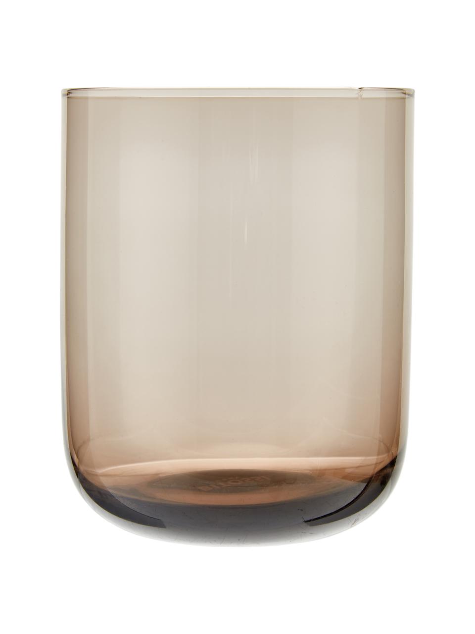 Mundgeblasene Wassergläser Diseguale in unterschiedlichen Farben und Formen, 6er-Set, Glas, mundgeblasen, Bunt, Ø 8 x H 10 cm, 200 ml