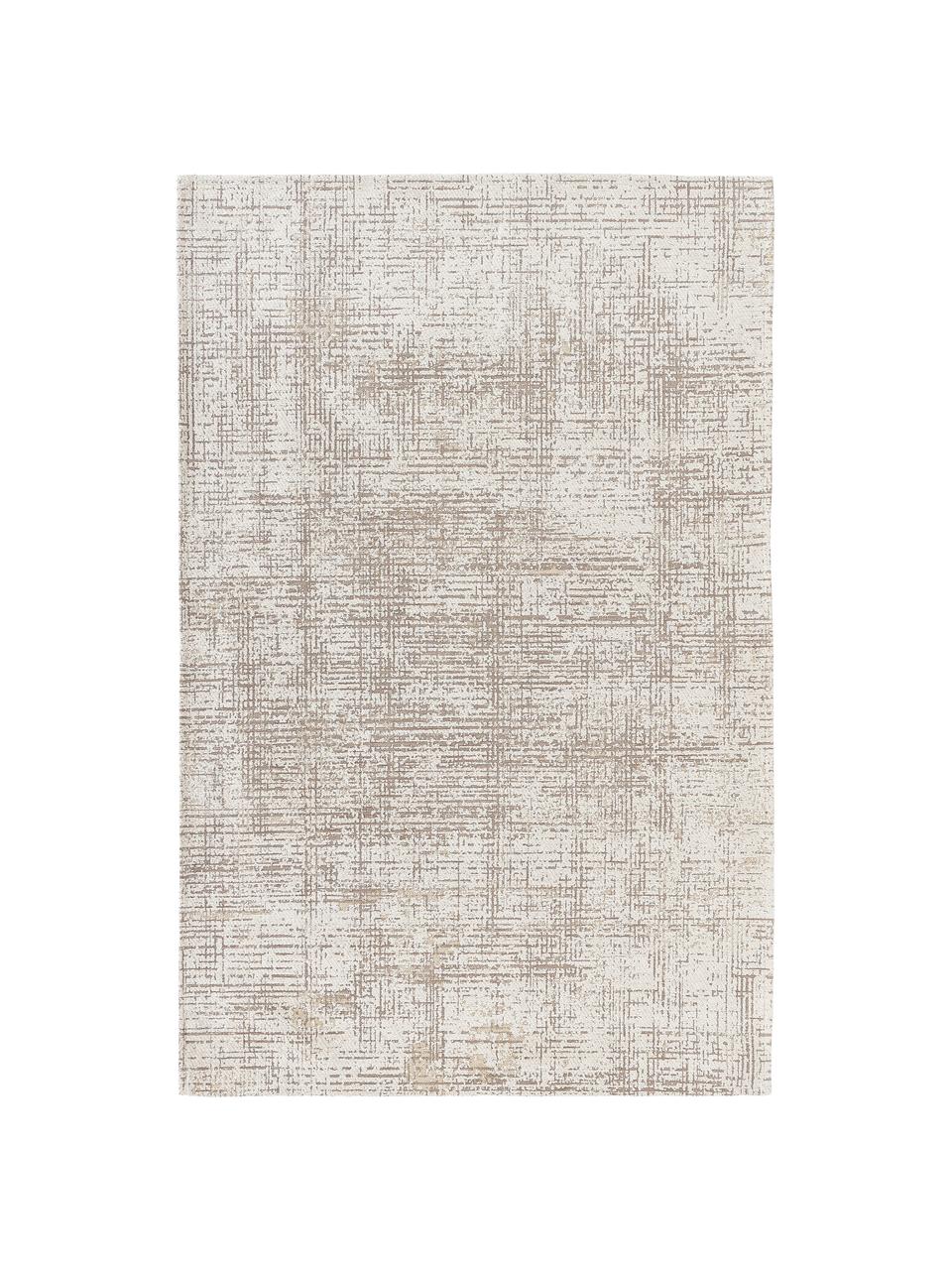 Vloerkleed Yava, 70 % polyester, 30 % katoen, GRS-gecertificeerd, Beige, bruin, B 80 x L 150 cm (maat XS)