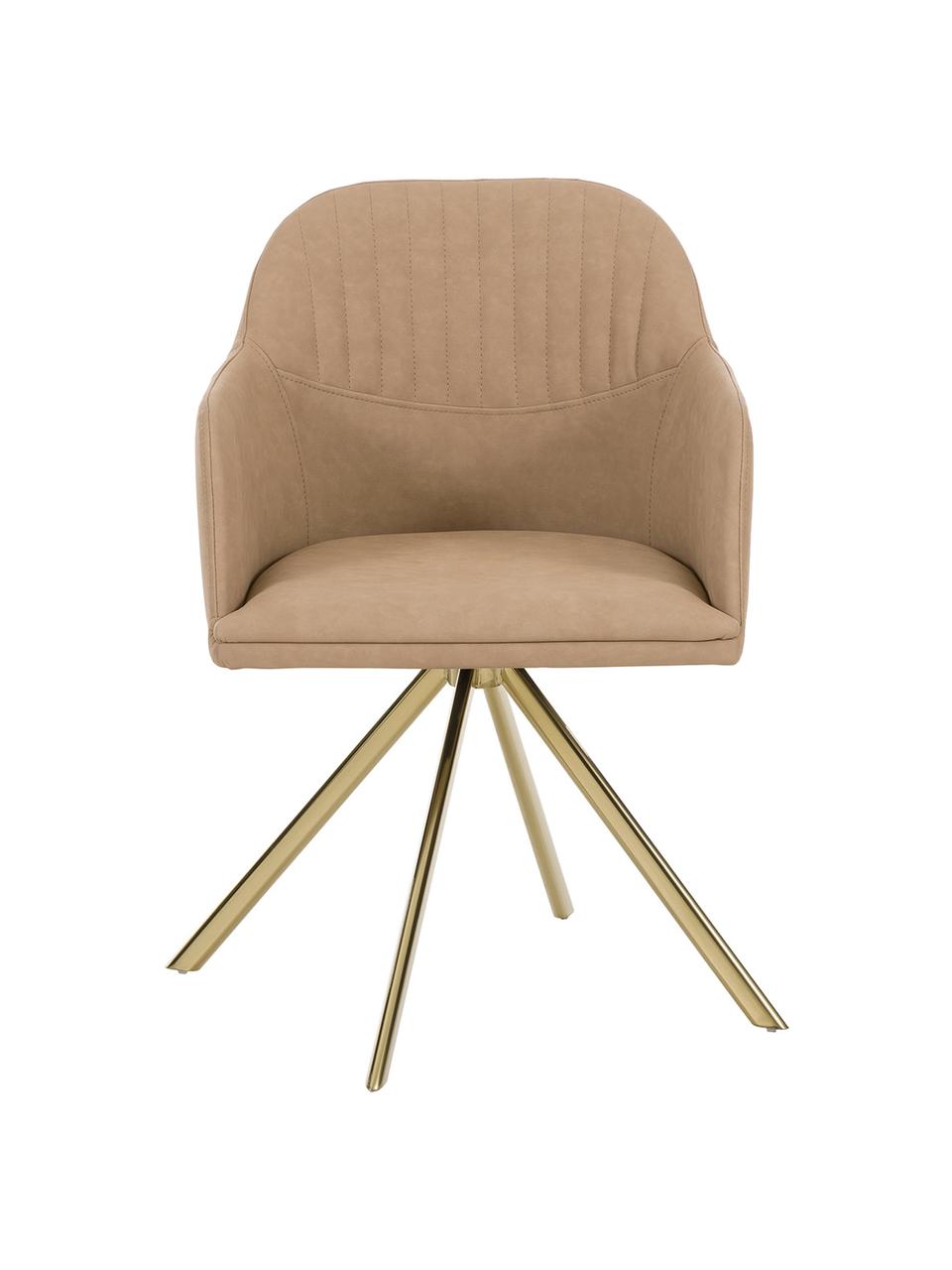 Chaise pivotante Lola, Brun clair