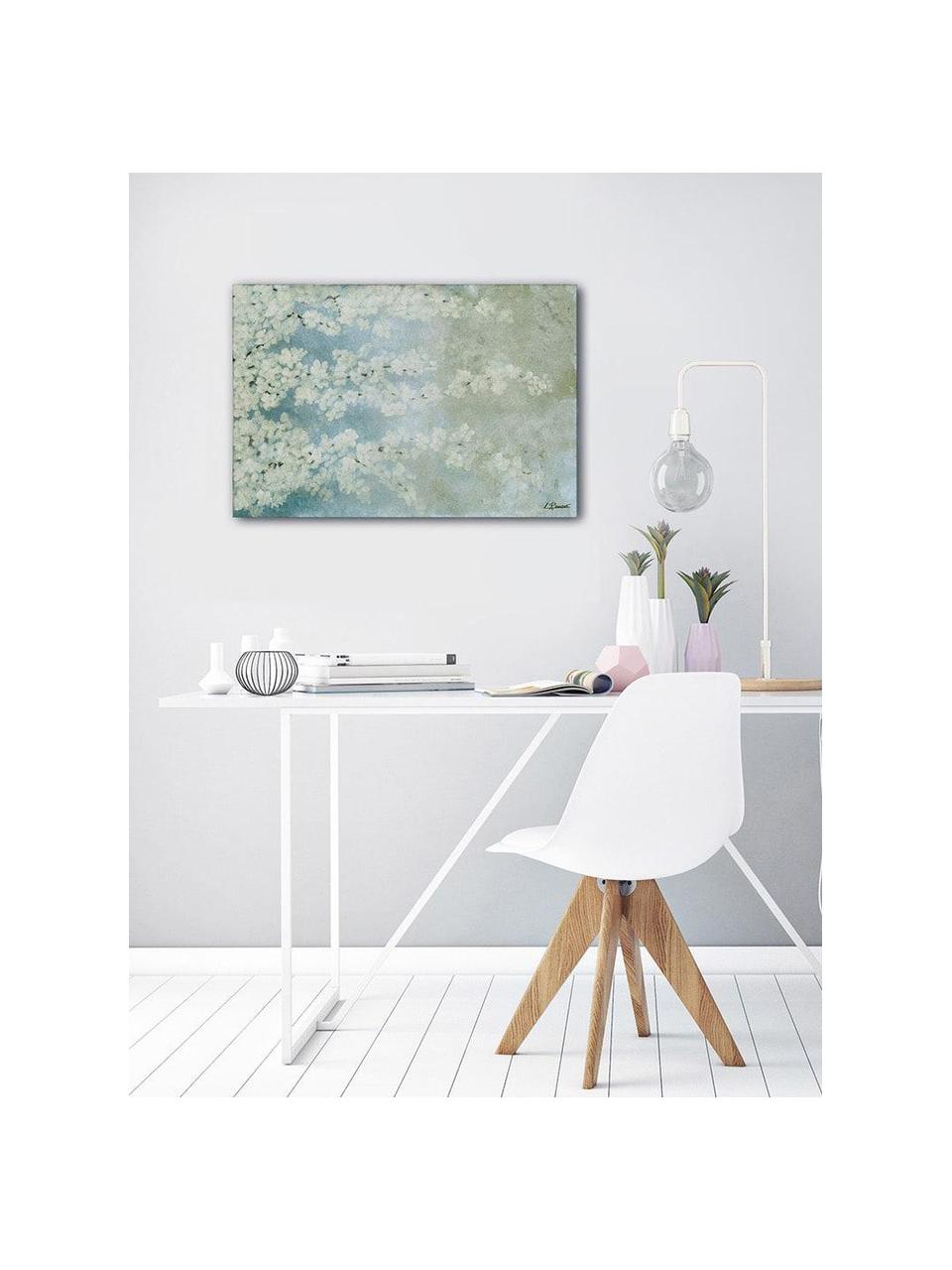 Impresión digital sobre lienzo Cerezo, Multicolor, An 60 x Al 40 cm