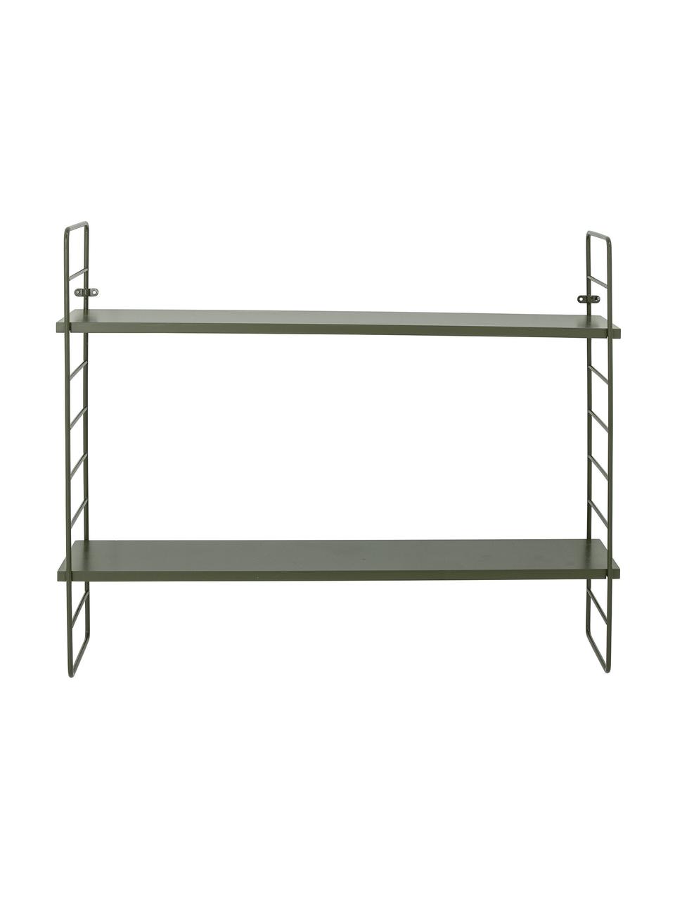 Wandrek North, Frame: bekleed ijzer, Olijfgroen, B 65 x H 50 cm