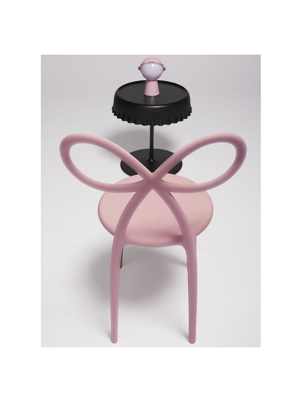 Židle z umělé hmoty Ribbon, Růžová