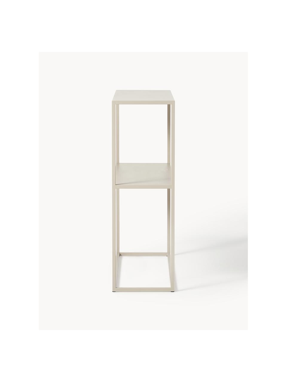 Metall-Regal Neptun mit Ablage, Metall, pulverbeschichtet, Beige, B 80 x H 80 cm