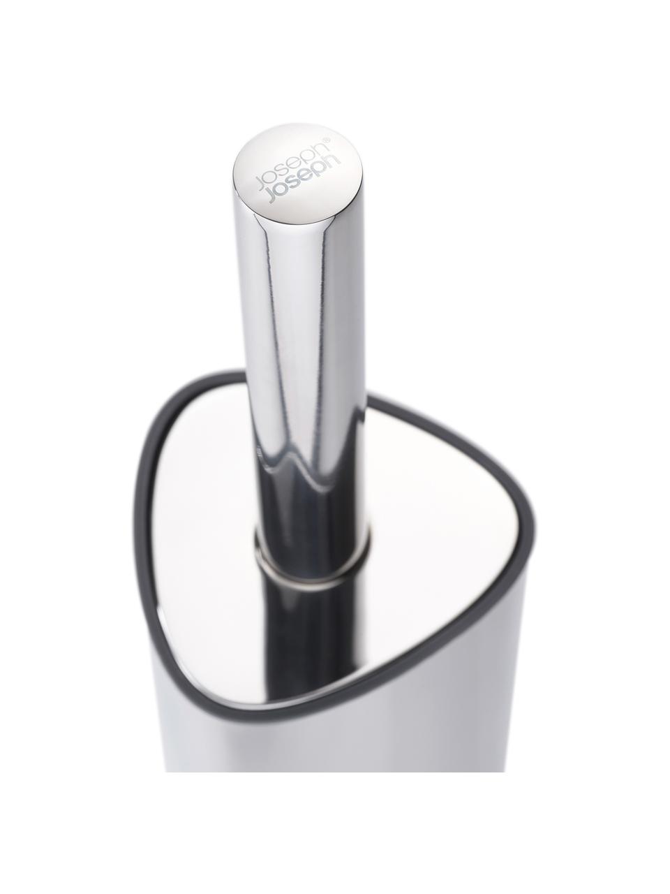 Toaletná kefa Flex, Odtiene striebornej, Š 9 x V 44 cm