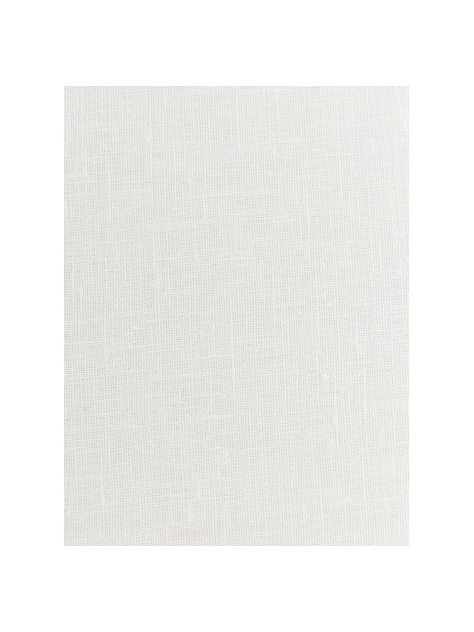 Servilletas de lino Heddie, 2 uds., 100% lino, Blanco, An 45 x L 45 cm