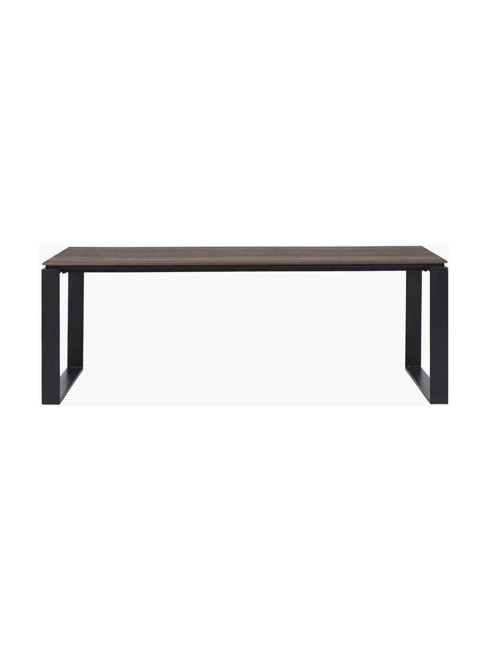 Table de jardin Brutus, Bois, foncé, larg. 210 x prof. 100 cm