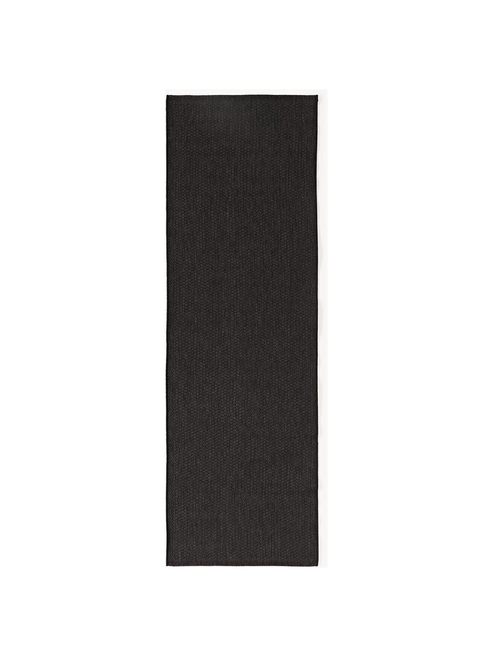 Tapis de couloir intérieur-extérieur Toronto, 100 % polypropylène, Anthracite, larg. 80 x long. 200 cm