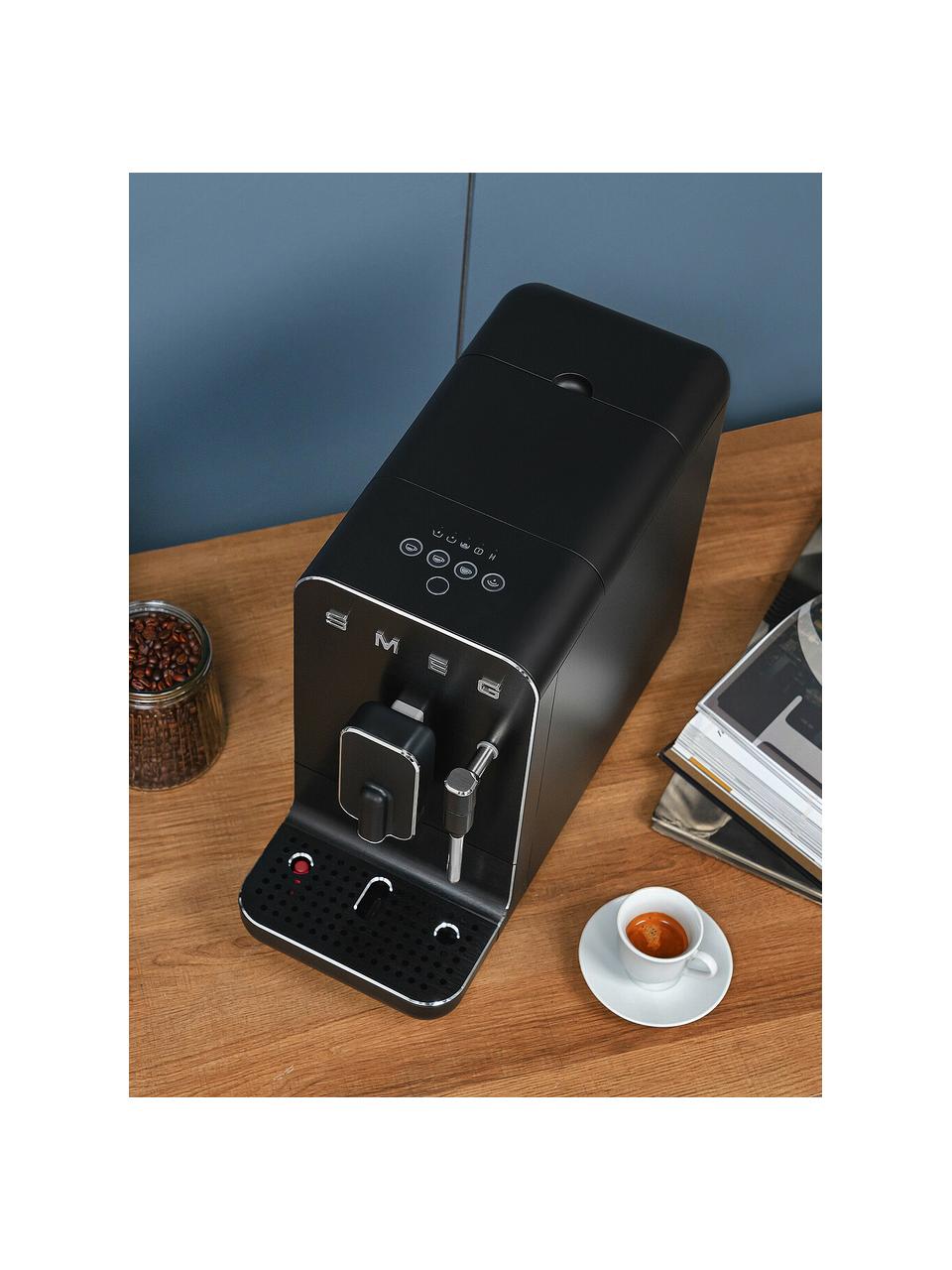 Kaffeemaschine 50's Style, Gehäuse: Kunststoff, Schwarz, matt, B 18 x H 34 cm