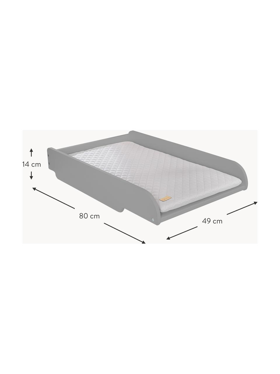 Prebaľovacia podložka s matracom Style, Odtiene sivej, Š 49 x D 80 cm