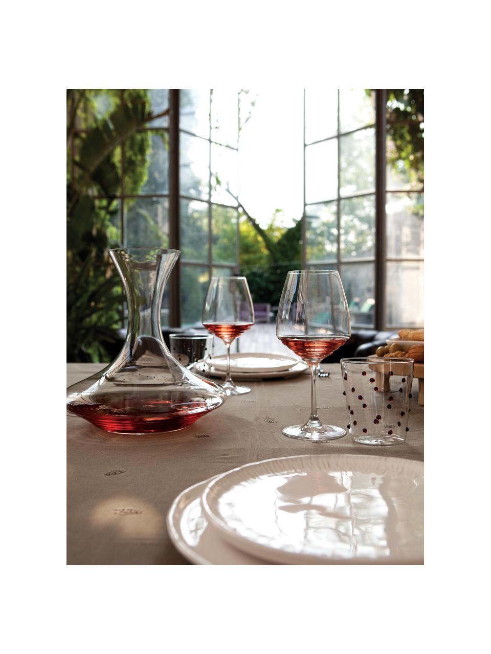Pohár na červené víno Esperienze, 2 ks, Krištáľové sklo, Priehľadná, Ø 10 x V 22 cm, 600 ml