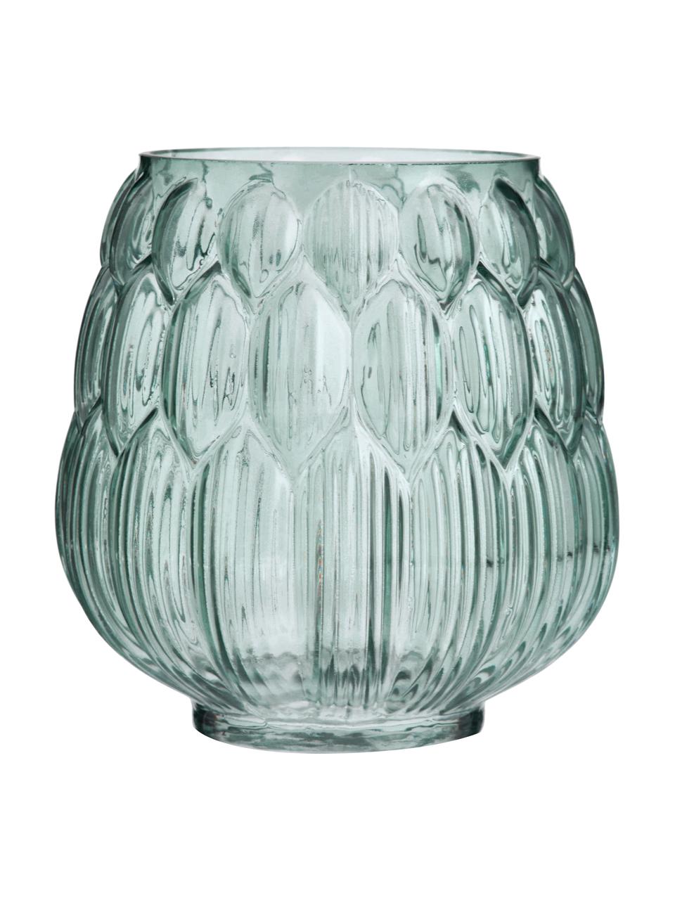 Vaso in vetro Berry, Vetro, Petrolio, Ø 14 x Alt. 15 cm