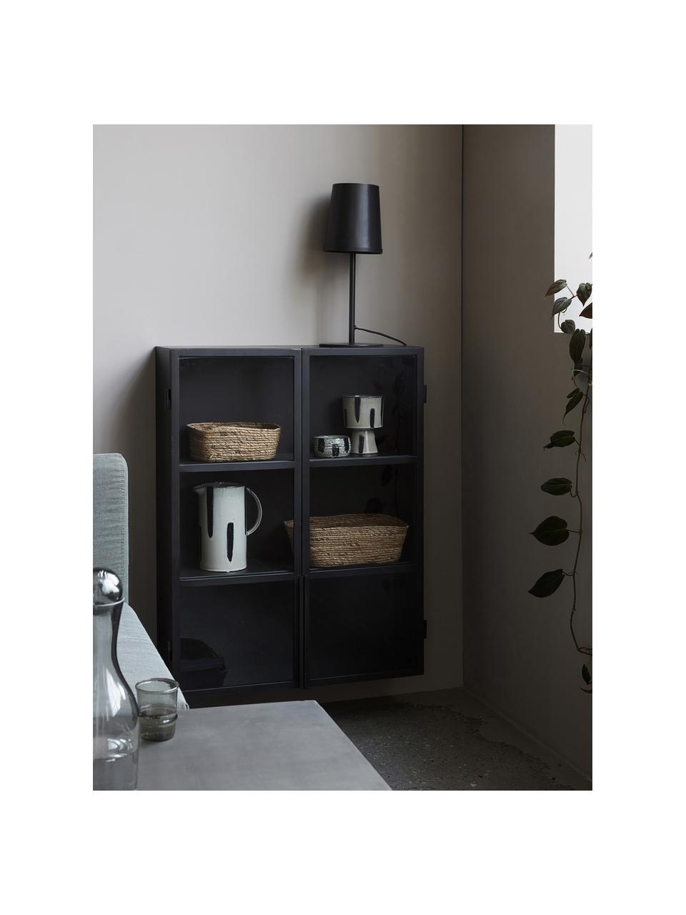 Witryna ze szklanymi drzwiczkami Collect, Antracytowy, S 70 x W 90 cm