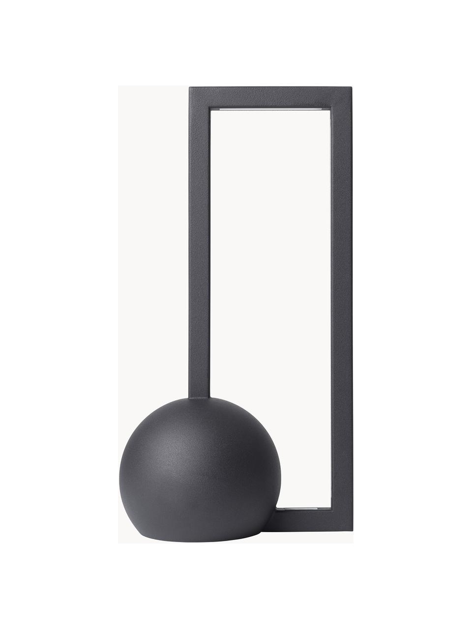 Stolová LED lampa Geometric, Čierna, Š 20 x V 41 cm