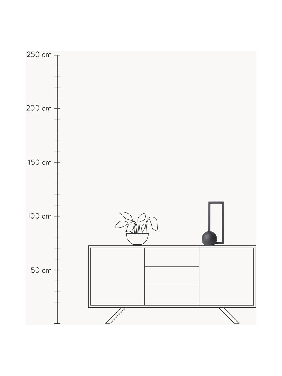 LED stolní lampa Geometric, Černá, Š 20 cm, V 41 cm