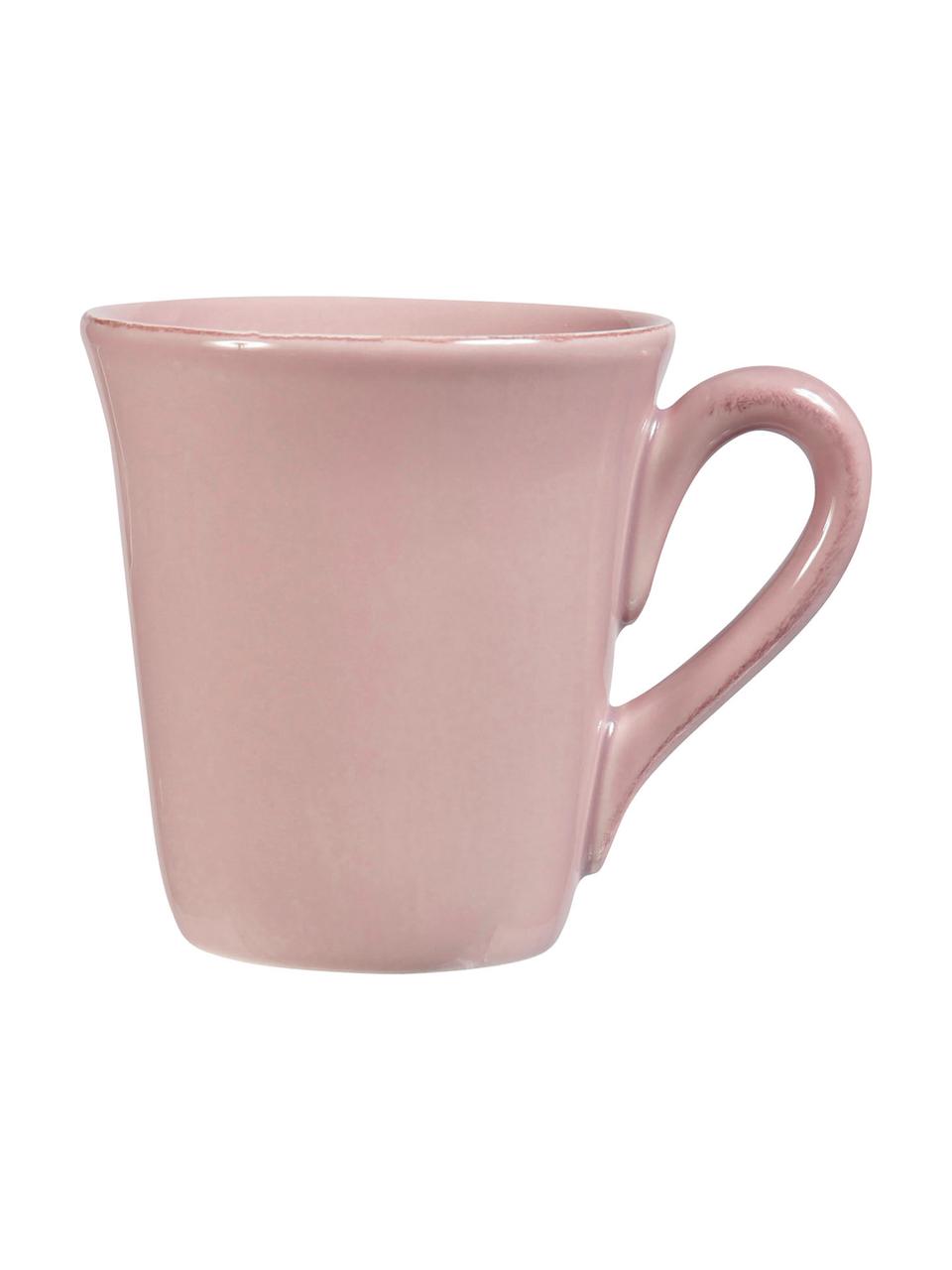 Tasse expresso Constance, 2 pièces, Grès cérame, Rose, Ø 8 x haut. 6 cm