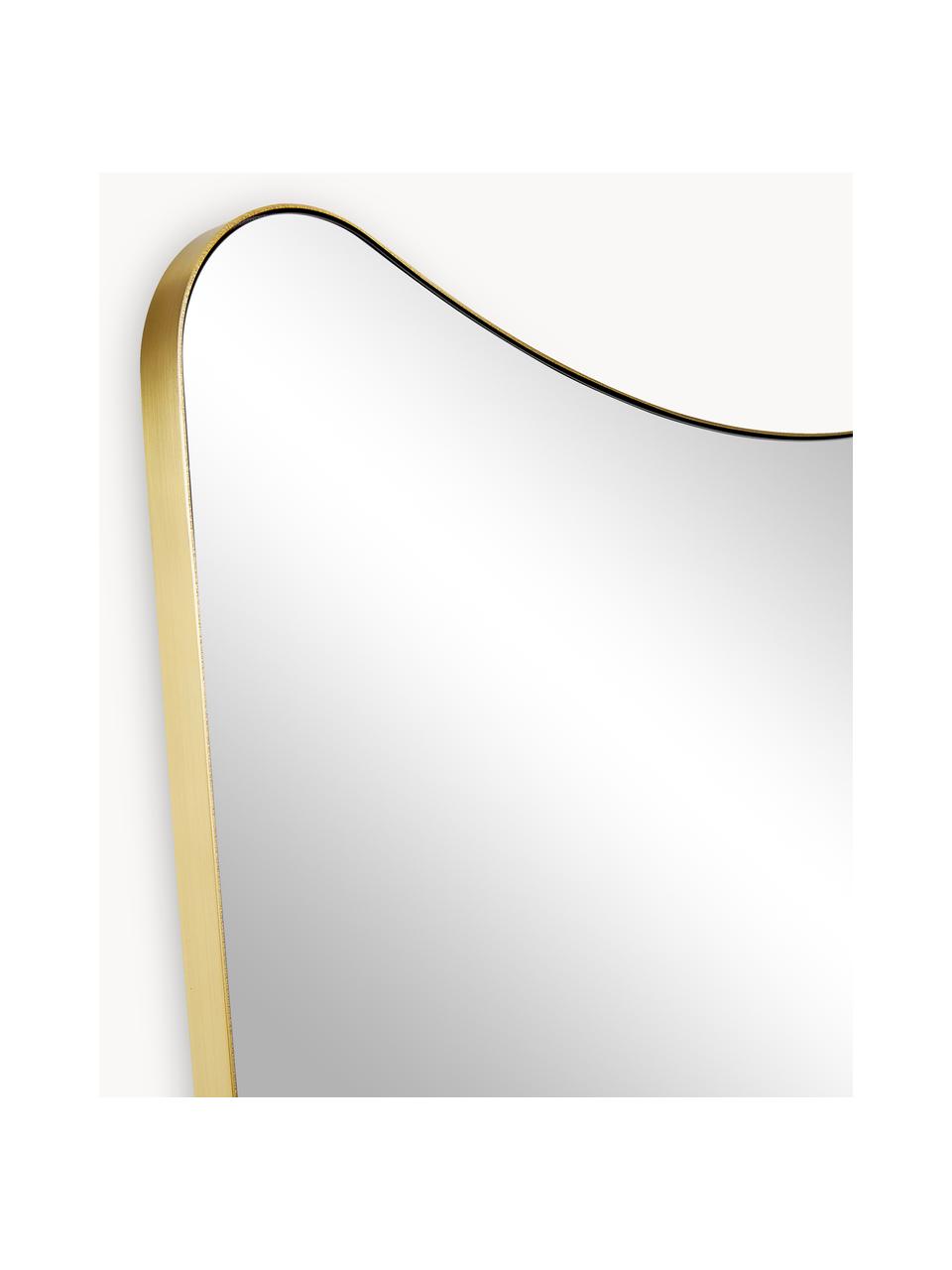 Wandspiegel Goldie, Lijst: gepoedercoat metaal, Goudkleurig, B 50 x H 80 cm