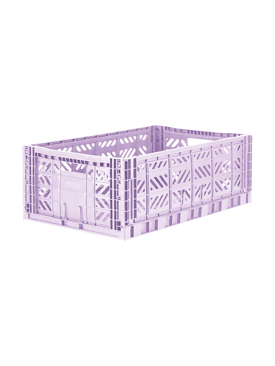 Grande caisse de rangement pliante coloris Orchid