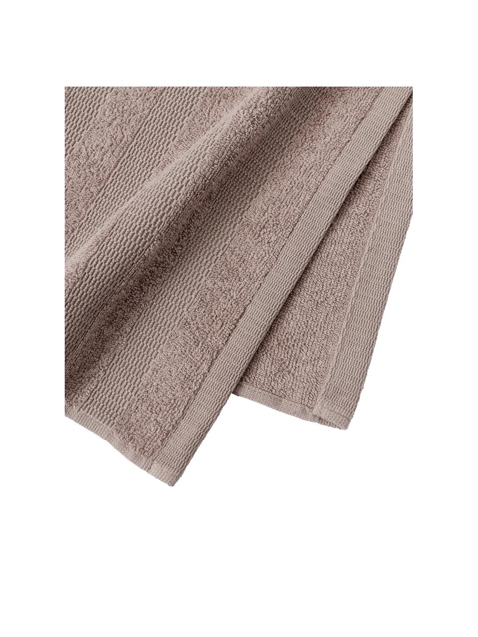 Lot de serviettes en coton Camila, 3 élém., 100 % coton
Grammage léger, 400 g/m²

Le matériau est certifié STANDARD 100 OEKO-TEX®, 3883CIT, CITEVE, Taupe, Lot de différentes tailles