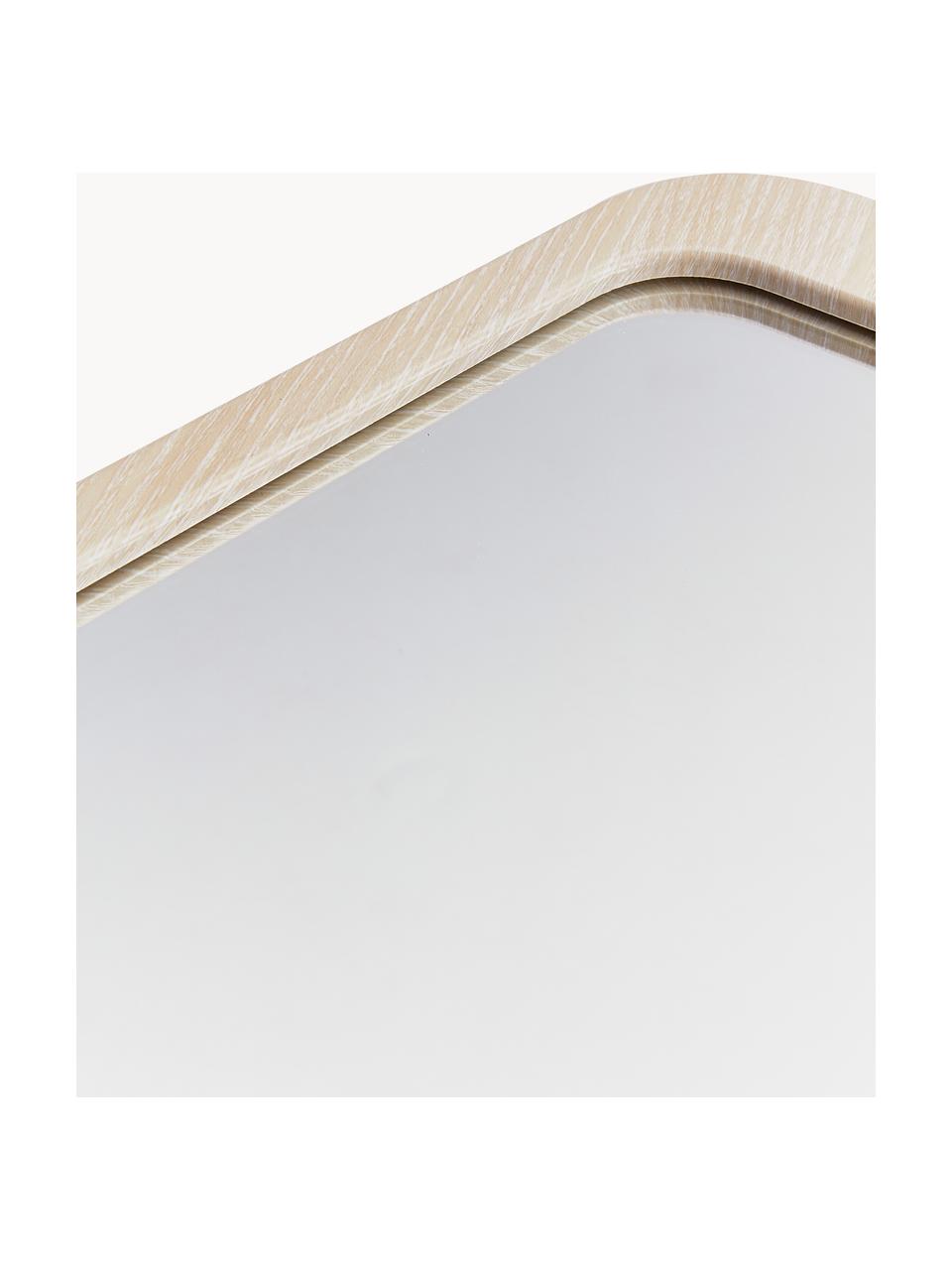 Lustro ścienne May, Jasne drewno naturalne, beżowy, S 41 x W 55 cm