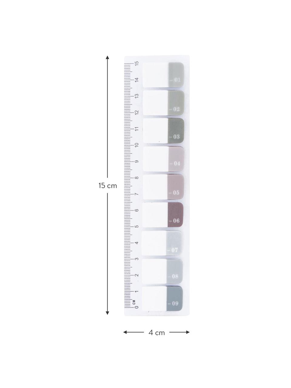 Linijka Index, Tworzywo sztuczne, Wielobarwny, S 4 x D 15 cm