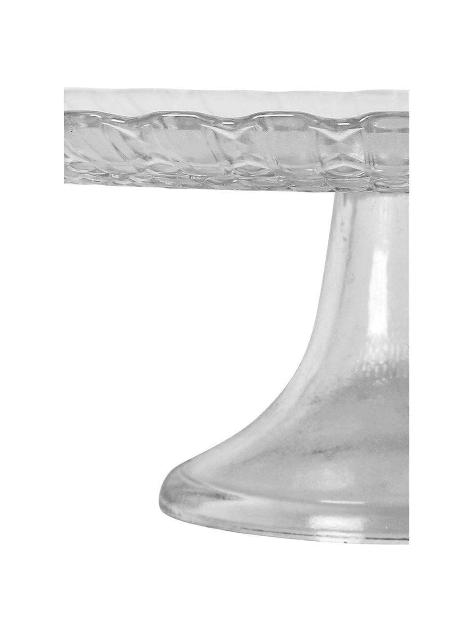 Taartplateau Milesia, Glas, Transparant, Ø 33 x H 9 cm