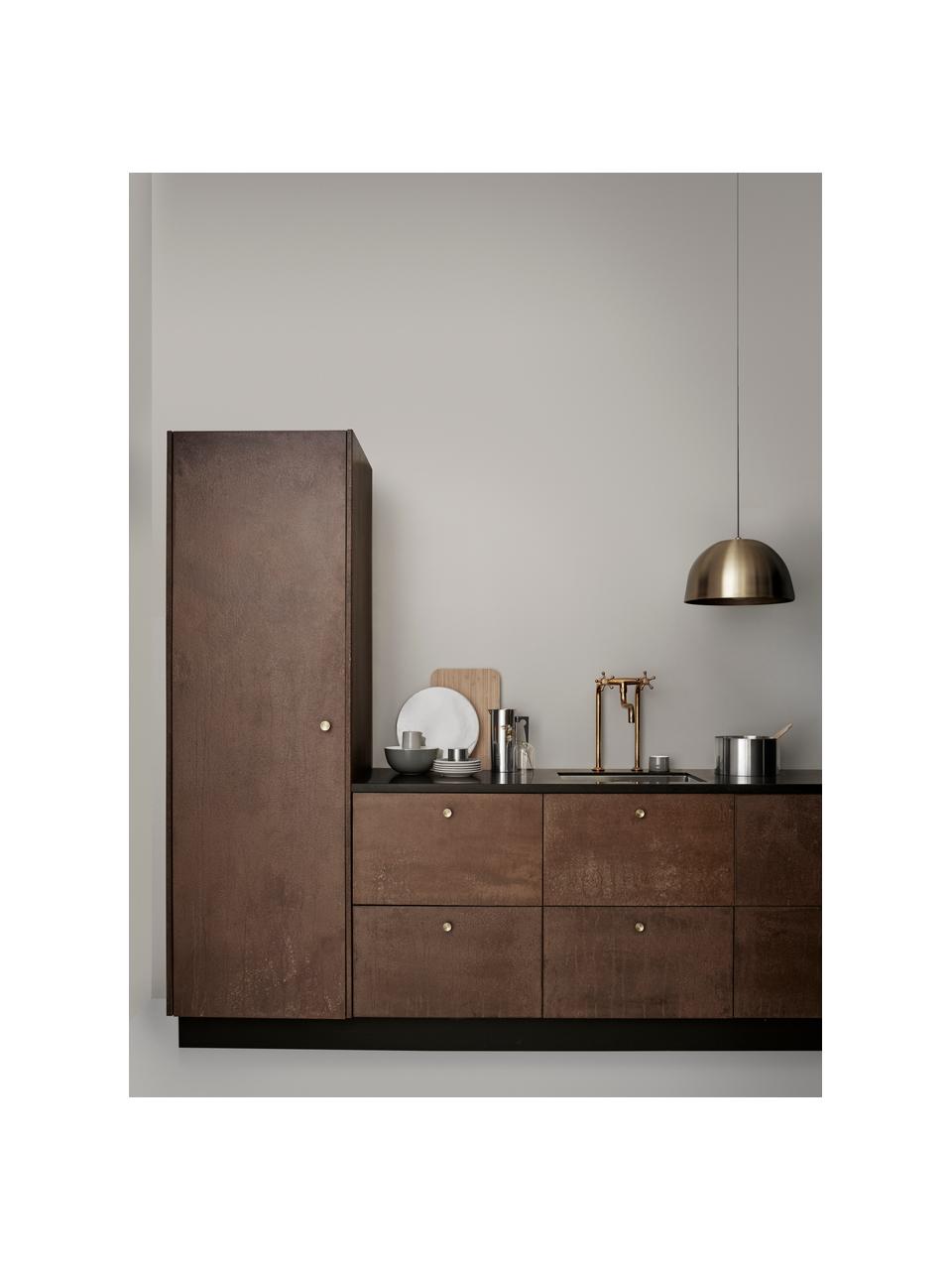 Saladeschaal Arne Jacobsen van edelstaal, Gepolijst edelstaalkleurig, Zilverkleurig, Ø 24 x H 14 cm